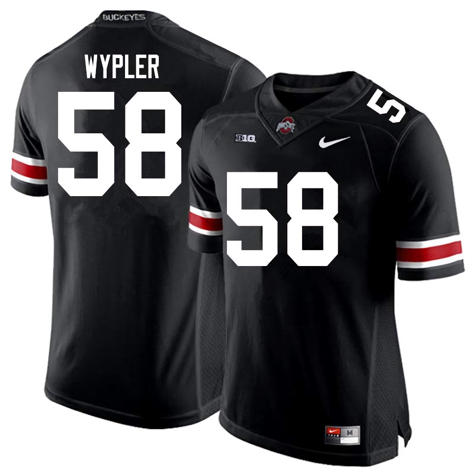 Luke Wypler Ohio State Buckeyes Men's NCAA #58 Nike Black College Stitched Football Jersey BQM1456JT